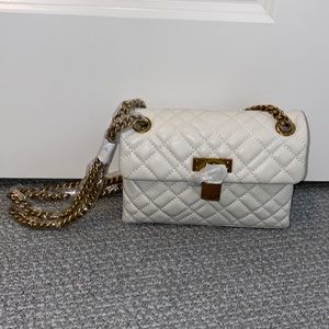Kurt Geiger Nude Leather crossbody bag